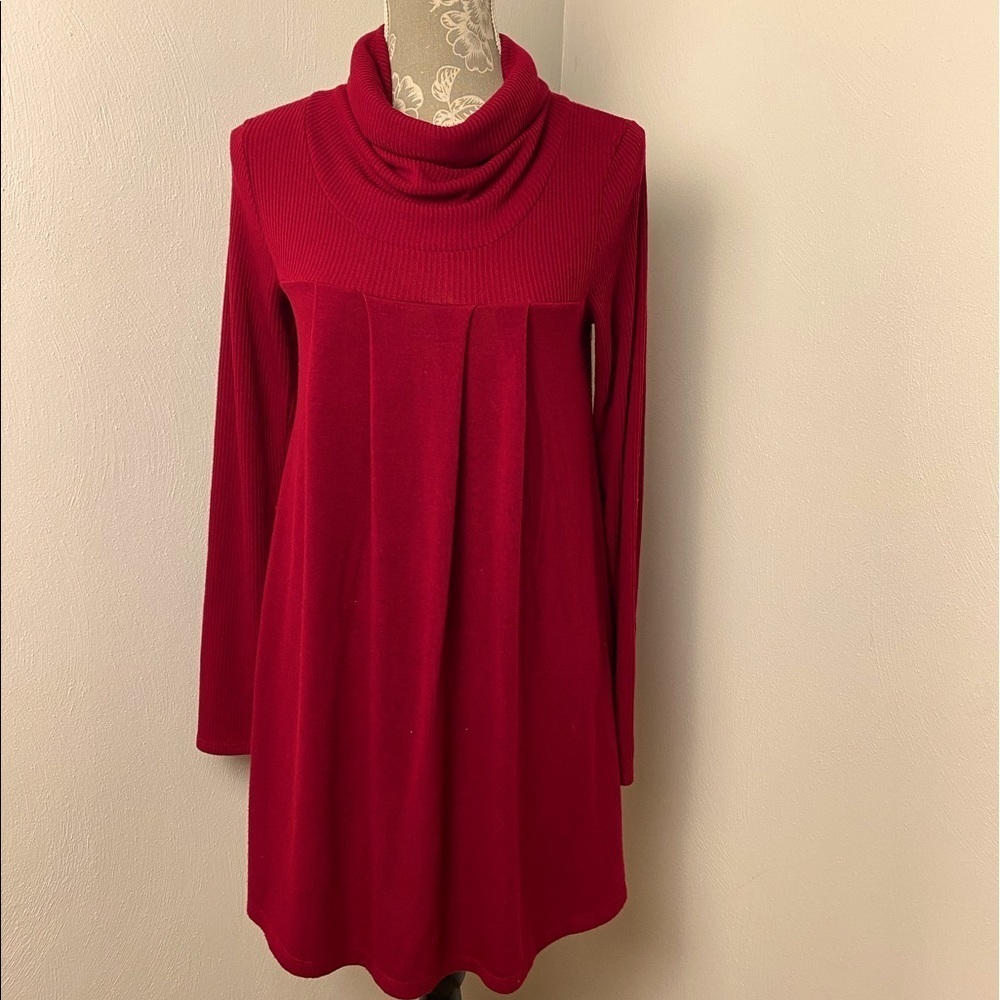 Color Me Red Red Dress.  Red  Sz L